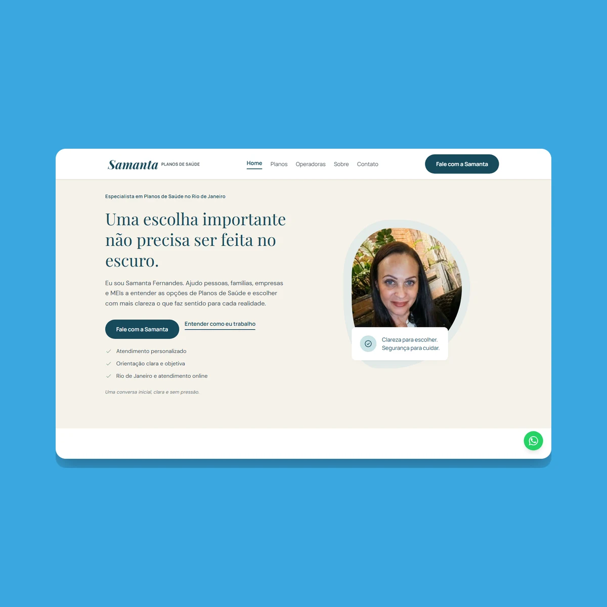 Projeto Samanta Planos de Saúde